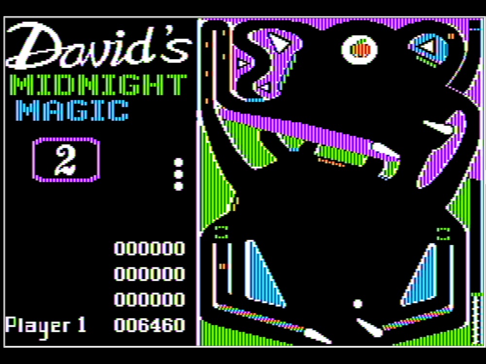 Gameplay of Davids Midnight Magic for Apple II